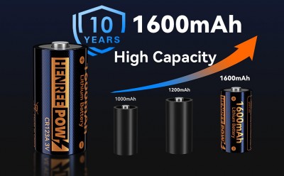 Henreepow AA 1.5V литиева акумулаторна батерия, истински висок капацитет 3000MWH (2000mah) Li-ion AA